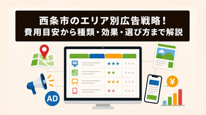 西条市のエリア別広告戦略！ 費用目安から種類・効果・選び方まで解説の画像