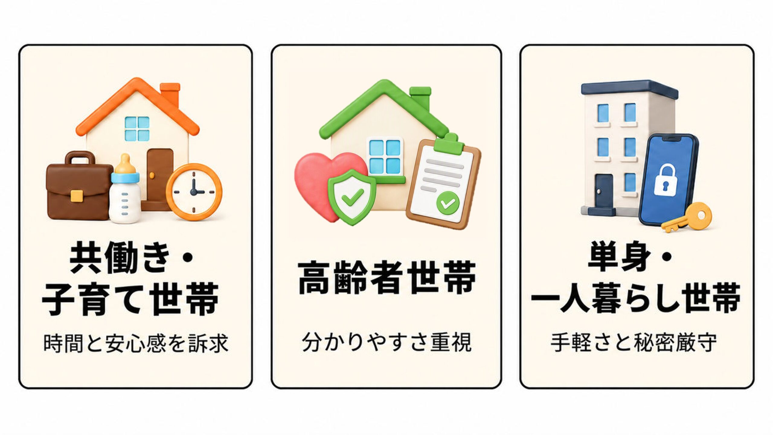 ハウスクリーニングのターゲット層と訴求のコツ