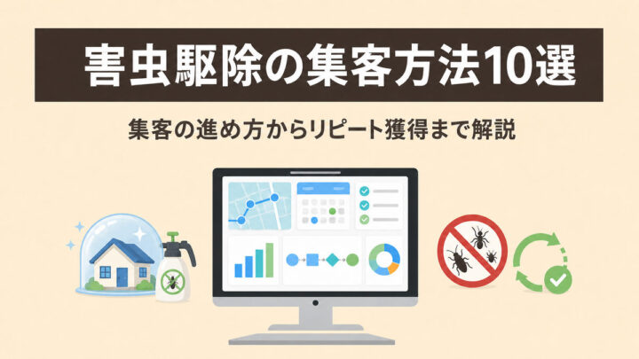 害虫駆除の集客方法10選｜集客の進め方からリピート獲得まで解説の画像