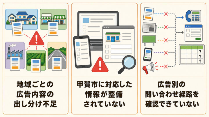 甲賀市の広告でよくある失敗と改善のポイント