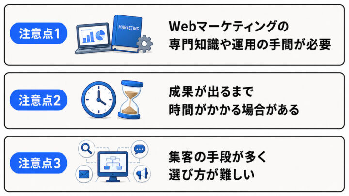 弁護士がWeb集客に取り組む際の注意点