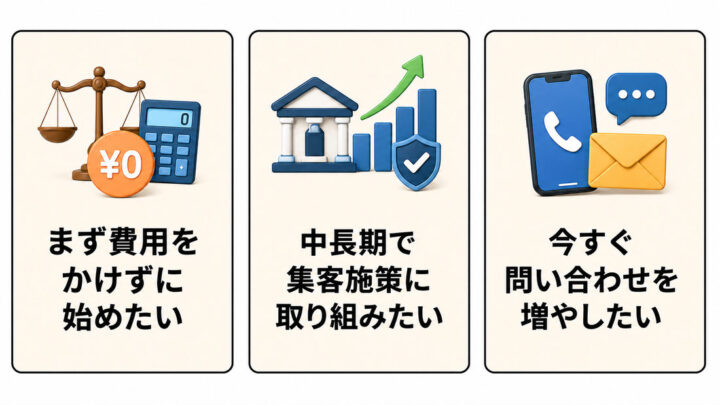 【目的別】弁護士におすすめの集客方法