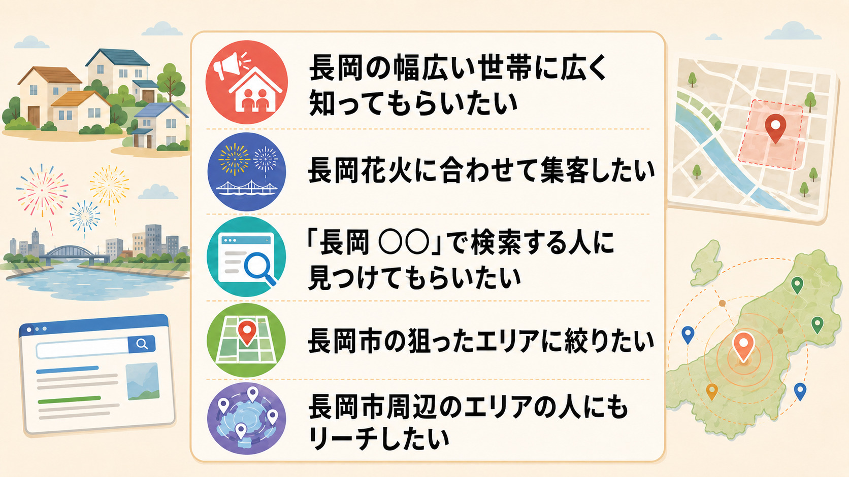 長岡市の広告の選び方5つのポイント